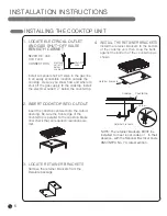 Preview for 6 page of LG Gas Cooktop Installation Instructions Manual