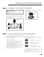 Preview for 11 page of LG Gas Cooktop Installation Instructions Manual