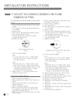 Preview for 12 page of LG Gas Cooktop Installation Instructions Manual