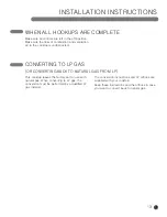 Preview for 13 page of LG Gas Cooktop Installation Instructions Manual