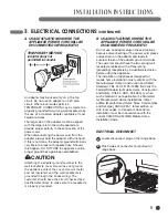 Preview for 9 page of LG GAS RANGE Installation Instructions Manual