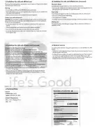 Preview for 1 page of LG GB102 User Manual