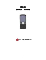 LG GB108 Service Manual preview