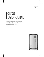 Предварительный просмотр 4 страницы LG GB125 User Manual