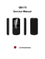 LG GB175 Service Manual preview