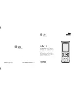 LG GB210 User Manual preview