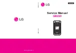 LG GB220 Service Manual preview