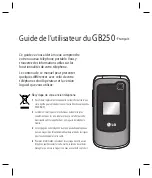 Предварительный просмотр 27 страницы LG GB250 User Manual