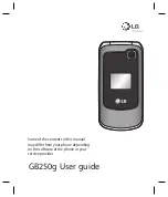 Preview for 3 page of LG GB250g User Manual