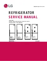 LG GBB530***F Series Service Manual предпросмотр