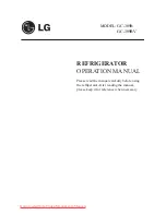 Предварительный просмотр 1 страницы LG GC-309B Operation Manual