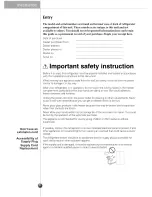 Предварительный просмотр 3 страницы LG GC-B197STF User Manual