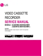 LG GC260W Service Manual preview