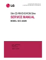 LG GCC-4242N Service Manual предпросмотр