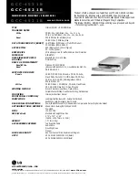 Preview for 2 page of LG GCC-4521B Specifications