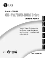 LG GCC-5240P Owner'S Manual предпросмотр