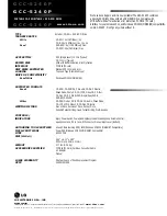 Preview for 2 page of LG GCC-5240P Specifications