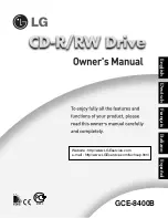 LG GCE-8400B Owner'S Manual preview