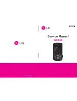 Preview for 1 page of LG GD330 Service Manual