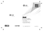 LG GD350 User Manual preview