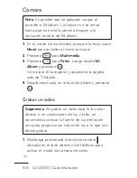 Предварительный просмотр 170 страницы LG GD570 (Spanish) Manual Del Propietario