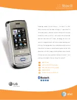 Preview for 1 page of LG GD710 Specifications