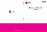 LG GD910 Service Manual preview