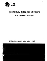 LG GDK-16D Installation Manual предпросмотр