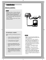 Предварительный просмотр 1 страницы LG GE20LU10 Quick Setup Manual