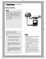 Предварительный просмотр 1 страницы LG GE20LU11 Quick Setup Manual