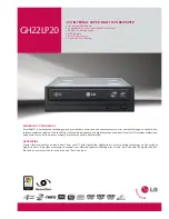 Предварительный просмотр 1 страницы LG GH22LP20 -  Super Multi Specifications