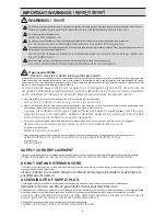 Предварительный просмотр 4 страницы LG GL-051 Owner'S Manual