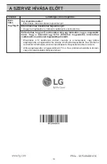 Предварительный просмотр 38 страницы LG GL-051SQQP Owner'S Manual