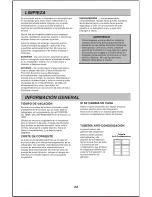 Предварительный просмотр 22 страницы LG GL 322 Series Owner'S Manual