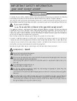 Предварительный просмотр 4 страницы LG GL-442 Owner'S Manual