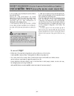 Предварительный просмотр 25 страницы LG GL-442 Owner'S Manual