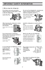 Предварительный просмотр 8 страницы LG GL-478 Owner'S Manual