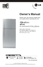 Предварительный просмотр 1 страницы LG GL-478YEX4 Owner'S Manual