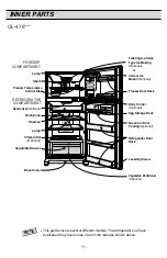 Предварительный просмотр 11 страницы LG GL-478YEX4 Owner'S Manual