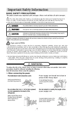 Предварительный просмотр 4 страницы LG GL-B292SLTL Owner'S Manual