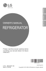 Preview for 1 page of LG GL-C322RLBN.DPZPEAL Owner'S Manual