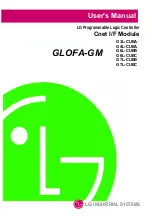 LG GLOFA-GM Series User Manual preview