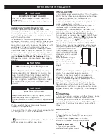 Предварительный просмотр 12 страницы LG GM-B208ST Owner'S Manual