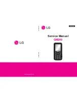 LG GM200 Service Manual предпросмотр