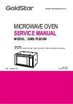 LG GoldStar GMS-7020UW Service Manual предпросмотр