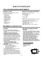 Предварительный просмотр 11 страницы LG GoldStar GMS-7020UW Service Manual