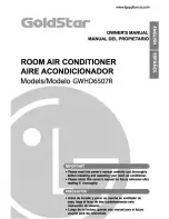 LG GoldStar GWHD6507R Owner'S Manual preview