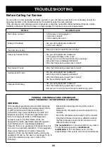 Preview for 26 page of LG Goldstar MA-2005ST Owner'S Manual & Cooking Manual