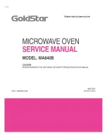 LG GoldStar MA840B Service Manual preview