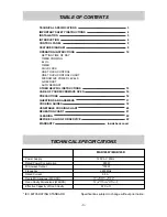 Предварительный просмотр 3 страницы LG GoldStar MAB745B Owner'S Manual & Cooking Manual